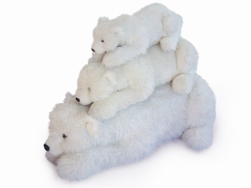 北极熊 绒毛玩具